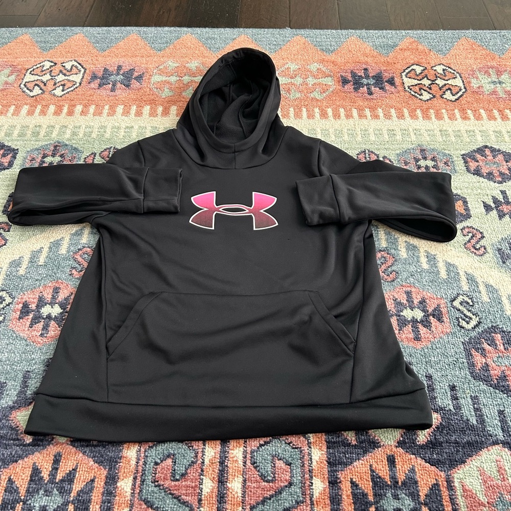 Under Armour Charcoal Gray Hoodie size youth XL